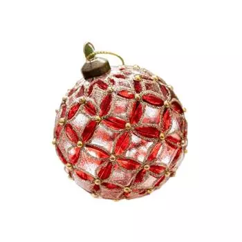 8см Рождественские стеклянные шары Подвесные рождественские украшения Разноцветный рождественский шар Новый год Style A