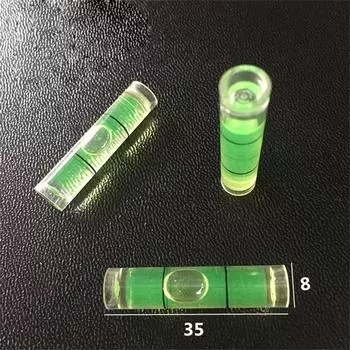 8X35мм Прецизионный пузырьковый уровень Мини-пузырьковый цилиндрический уровень-глазок Балансир Пузырьковый уровень Po Рамка Измерение Горизонтальный