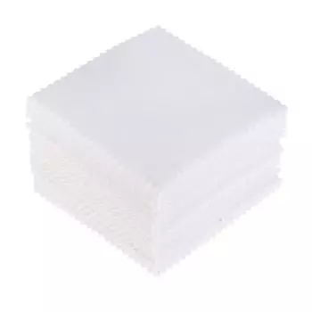 8X8 см цветная чистящая полировальная салфетка мягкая чистая салфетка для протирки ювелирных инструментов*100 белый