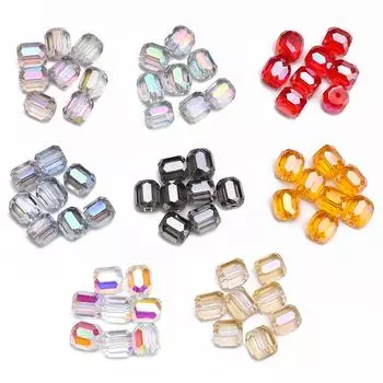 8x9 мм 10 шт./пакет хрустальные бусины-ведра DIY браслет ожерелье серьги ювелирные аксессуары 8x9mm 10pcs/bag