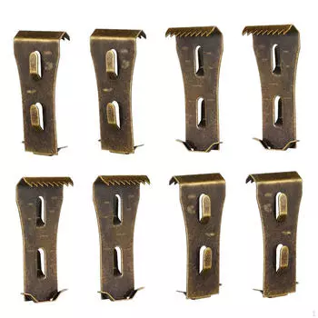 8x Brick Hanger Picture Hangers No Drill Holes Nails or Screws,Versatile 2.25inch to 2.45inch in