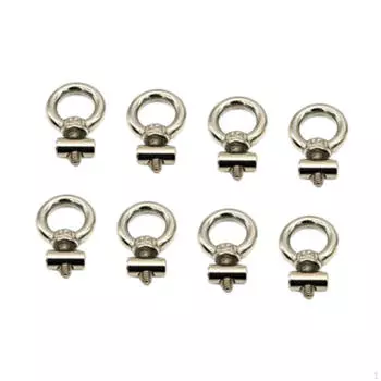 8x Camping Tent Awning Piping Stopper M4 Thread Sturdy Accessories for Tarpaulin Support Easily