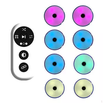 8x ламп для тренировки реакции, спортивная ловкость, оборудование для физической скорости