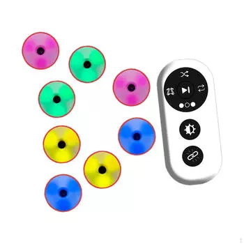 8x ламп для тренировки реакции, светодиодная лампа для фитнес-бокса