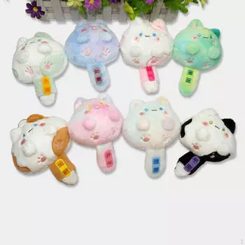 8x милых плюшевых кукол в коробке-слепке фигурки для детей подарок на день рождения