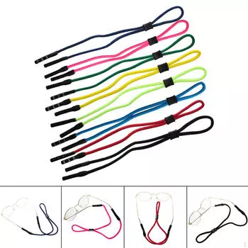 8x регулируемый ремешок для очков, спортивный держатель, ремешок на шею, легкие мягкие очки