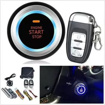 8x Система автомобильной сигнализации Бесключевой доступ Запуск двигателя Кнопка Пуск с пульта Комплект