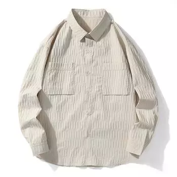 8XL Большая рубашка с длинным рукавом, свободная модная рубашка, мужская рубашка с воротником и пуговицами 8XL