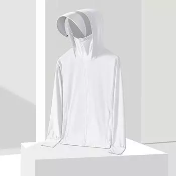 8XL солнцезащитная одежда из ледяного шелка, кожаное пальто, куртки мужские, весна/лето, с капюшоном, тонкие дышащие, свободные размеры, спортивные и повседневные L