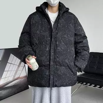 8XL Зимняя хлопковая одежда, повседневная хлопковая одежда больших размеров для мужчин, повседневная хлопковая одежда для мужчин, утолщенная и с повышенной теплоизоляцией L