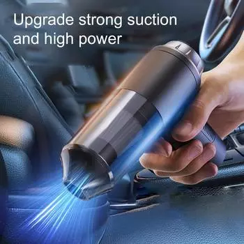 9000 Па автомобильный пылесос ручной мини-пылесос USB зарядка воздушный пылесос с высокой силой всасывания беспроводной пылесос для автомобиля и дома чёрный