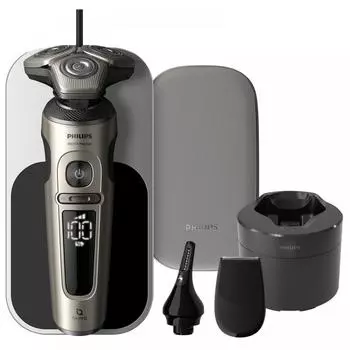 [Модель 2023 г.] Электробритва Philips 9000 Series Prestige для мужчин с шайбой, электробритва, 72 лезвия, индивидуальное бритье, оснащена функцией Skin Protect