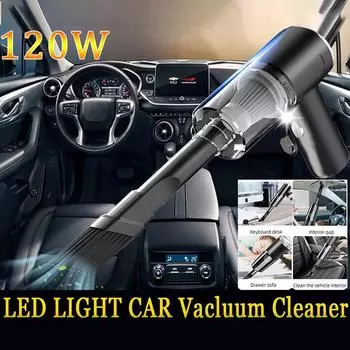 9000pa Handheld Vacuum 4 In 1 Car Mini Household Vacuum Cleaner Usb Vacuum Cleaner Rechargeable C2c1 серебряный