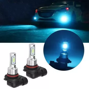 9006 HB4 Лампы светодиодные противотуманные фары для автомобильных фар 8000K 80W 1100LM 2PCS чёрный