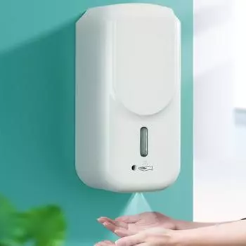 900 мл Белый Автоматический Индукционный Спрей-Распылитель Стерилизация Настенный Спиртовой Распылитель Стерилизация Для Кухни Ванной Комнаты W-3577 белый