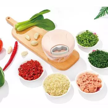 900 мл ручная мясорубка, измельчитель чеснока, вращающаяся дробилка для чеснока, овощной резак для лука и чили, кухонные аксессуары для приготовления пищи