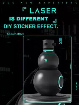 900 мл Винтажная китайская бутылка для воды в стиле ретро из тыквы Большая емкость Бутылка для вина ПК Креативный чайник для воды Спорт 900ml чёрный