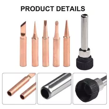900M-T Soldering Tips Copper Soldering Iron Tip Soldering Iron Tip Set