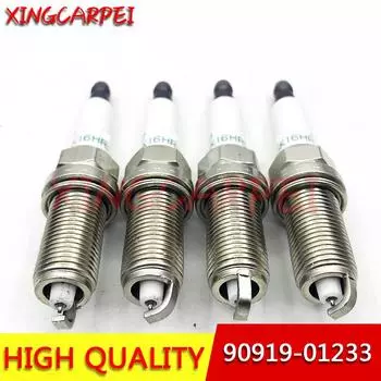 90919-01233 SK16HR11 4 шт. Свечи зажигания для Toyota Camry для Highlander RAV4 для Scion New 90919 01233 SK16HR11 4pcs