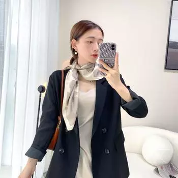 90 * 90 см Four Seasons Доступно Новое Большое Квадратное Полотенце Повязка На Голову Дышащая Пот Впитывающая Солнцезащитный Крем Простая Шаль Профессиональный Шарф 90*90cm