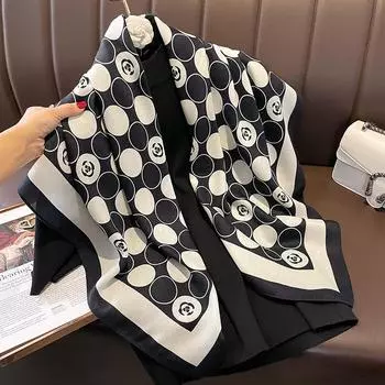 90 * 90 см новый квадратный шарф многофункциональный декоративный модный шарф двойного назначения шаль носить солнцезащитный крем зима тепло 90*90cm