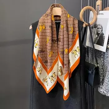 90 * 90 см новый квадратный шарф многофункциональный декоративный модный шарф двойного назначения шаль носить солнцезащитный крем зима тепло 90*90cm