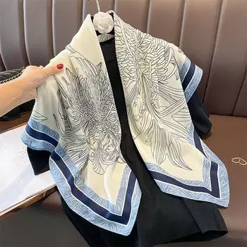 90 * 90 см новый квадратный шарф многофункциональный декоративный модный шарф двойного назначения шаль носить солнцезащитный крем зима тепло 90*90cm