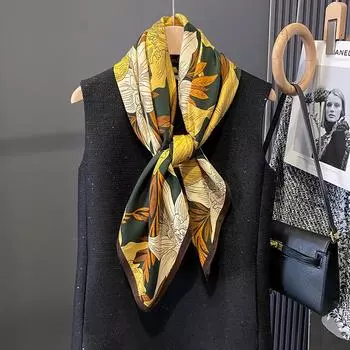 90 * 90 см новый квадратный шарф многофункциональный декоративный модный шарф двойного назначения шаль носить солнцезащитный крем зима тепло 90*90cm