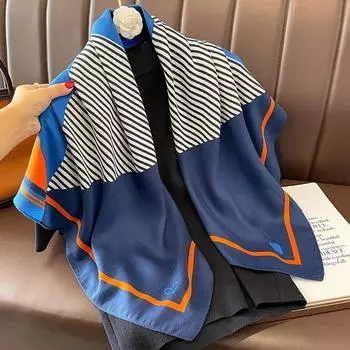 90 * 90 см новый квадратный шарф многофункциональный декоративный модный шарф двойного назначения шаль носить солнцезащитный крем зима тепло 90*90cm