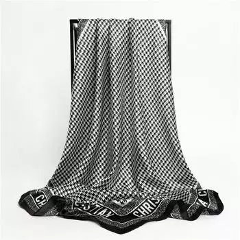 90 * 90 см новый шелковый шарф женский весенне-летний декоративный шарф солнцезащитный дорожный платок осенне-зимний шарф тонкий выпуск 90*90cm