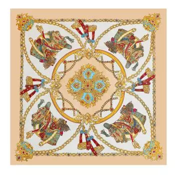 90 * 90 см новый шелковый шарф женский весенне-летний декоративный шарф солнцезащитный дорожный платок осенне-зимний шарф тонкий выпуск 90x90cm