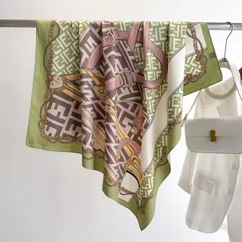 90 * 90 см новый твил шелк простой солнцезащитный теплый большой квадратный шарф шаль платок для женщин 90x90cm