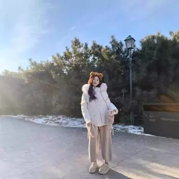 90 белая куртка-пуховик женская средняя и длинная зима 2024 новая утепленная свободная универсальная куртка parker tooling S size is suitable for 80 to 47.5 kg мороз белый