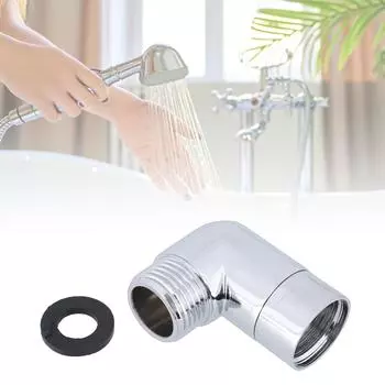 90 градусов адаптер для душевой лейки, адаптер для душевой лейки, поворотный адаптер для душевой лейки, удлинитель для душевой лейки, прочный