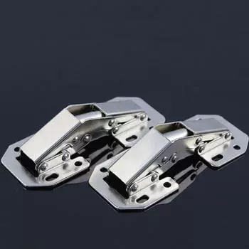 90 градусов Легко монтируемый скрытый кухонный шкафчик Петли для дверей с пружинами