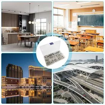 90 комплектов удлинительных столбиков и винтов Chicago Scrapbook, винт для крепления столбиков из нержавеющей стали, круглый, с плоской головкой, прочный