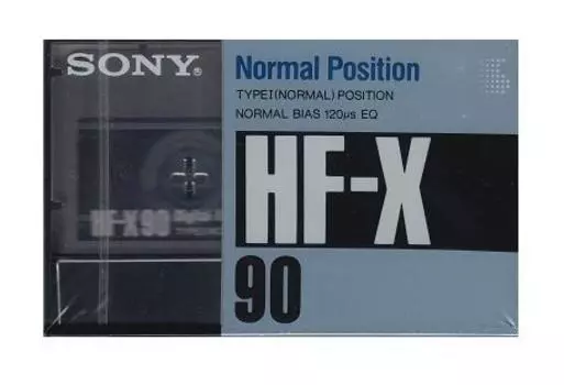 90-минутная кассета в нормальном положении SONY HF-X90