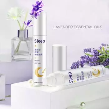 90 мл спрей для улучшения сна, натуральный удобный и здоровый спрей для облегчения сна с лавандой для женщин 90ML