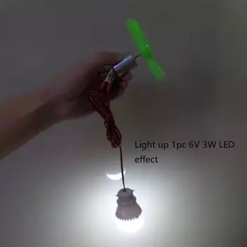 90 мм/3,54 дюйма DIY Микро Ветрогенератор Ветряные турбины Мотор Модели Наборы с Лопастями Вентилятора Учебный Инструмент Ветроэнергетики