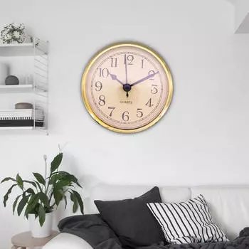 90 мм Часы Вставка Арабские Цифры Ремонт Частей Механизм Gold #2