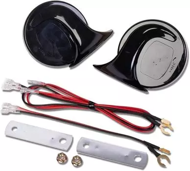 90 series Voxy compatible custom sound horn VOXY treble bass 2 pieces 1 set custom sound horn set external wiring S YOURS y609-032 [2] чёрный