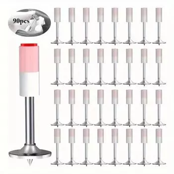 90 шт. Мощные гвозди для бетона Многоцелевые стальные мини-круглые гвозди Устойчивые к ржавчине плотницкие специальные гвоздезабивные пистолеты Аксессуары
