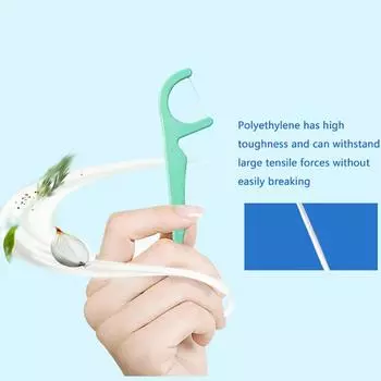 90 шт./пакет зубная нить полимерные тонкие одноразовые зубочистки для чистки между зубами гигиена полости рта уход