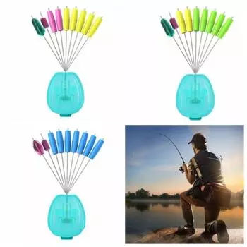 90 шт. силиконовые рыболовные космические бобы 5+2+2 рыболовный поплавок леска стопор для рыбалки на открытом воздухе m-style 3