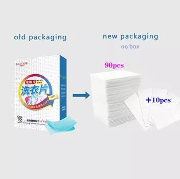 90 шт., средство для стирки, натуральные таблетки для стирки, стиральный порошок, чистящие средства для дома, стирка в стиральной машине, лист бумаги 90pcs