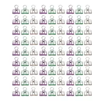 90 шт. зажимов 32 мм полые с сильной силой зажима металлические маленькие зажимы для офисных документов