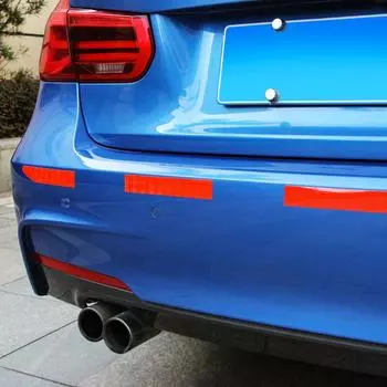 90 см автомобильная наклейка предупреждающая светоотражающая лента наклейка на задний багажник анти-столкновение предупреждающая светоотражающая лента автомобильные наружные аксессуары красный