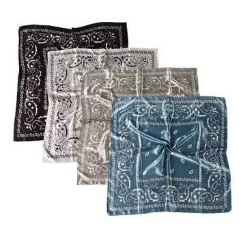 90 см большой квадратный шарф для весенней и летней моды, универсальный и стильный, принтованный шелковый шарф для женского украшения, в паре с шалью 90cm*90cm чёрный