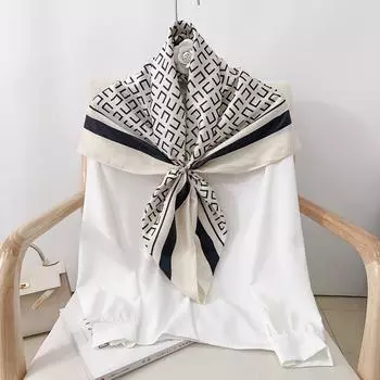 90 см квадратный большой квадратный шарф Four Seasons, роскошная декоративная рубашка, профессиональный платок, повязка на голову, солнцезащитный платок 90*90cm