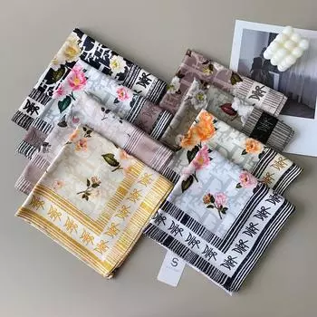 90 см квадратный большой квадратный шарф Four Seasons, роскошная декоративная рубашка, профессиональный платок, повязка на голову, солнцезащитный платок 90*90cm